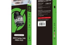 The new pods feature COREX 2.0 Technology. The COREX 2.0 builds on the first generation with refined adjustments to the morph mesh grid size for optimal temperature matching, enabling faster heating and an explosive taste. Meanwhile, upgraded cotton efficiently supplies e-liquid, prevents burnt taste, and extends the lifespan.