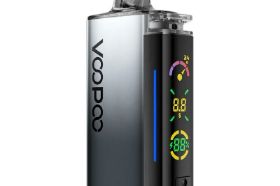 The VRIZZ Pod Kit is designed with 15ml empty pod capacity to support 20k puffs one refill and deliver 80k puffs one single pod. It use extra layer of highly-absorbing cotton wrapped around the coil to prevent leakage and deliver original taste. It is compatible with VRIZZ Pod Cartridge that features 0.4Ω/0.7Ω resistance and easy topside refilling. It is powered by a built-in 800mAh battery with Type-C charging. There are 12W/18W/24W output modes for your option. It is also equipped with a screen to monitor battery status and puffs.
