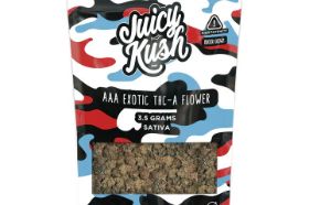 Energize, create, believe! Our 3.5g AAA Exotic Flower promotes the effects of this popular Sativa strain. We use the most premium lab-tested, hemp-derived THC-A combined with one of the top ranked sativa strains on the market to create a tailored psychotropic feeling to help you ignite those creative juices and boost energy without any stress or anxiety.