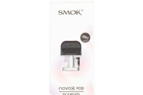 Replacement pods for the Novo X device by Smok, with a large heating area, allowing excellent flavor and dense vapor. SMOOTH VAPOR FOR MAXIMUM SENSATION - The two-way U-shaped airflow channel can greatly increase the air inflow and produce ultra-smooth vapor with a comfortable throat hit. Novo X Meshed 0.8Ω Pod Large Heating Area Excellent Flavor & Dense Vapor Wattage: 10W-15W