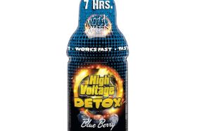 The High Voltage Premium Detox Drink is a same day formula that is effective in 30 minutes and lasts up to 7 hours. Formulated with a unique blend of B vitamins, creatine and nutrients to remove unwanted toxins. Each bottle contains 16 fluid ounces.