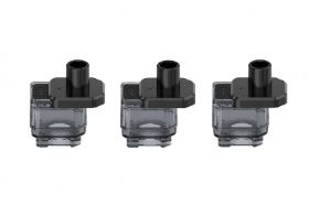 One of two replacement pod options for the G-Priv Pod Series from SmokTech, these pods have a 5.5mL e-liquid capacity and are compatible with the LP2 Series Coils. SLIDE-TO-OPEN TOP FILLING SYSTEM - The slide-to-open top filling method makes the refilling as easy as pie as you don't have to pull the pod out to refill it, maintaining a hygienic filling process. A WISH ABOUT 'NO LEAKING ANYMORE' - The added silicone rings on the bottom of the coil would fill the gap, effectively stemming the liquid leaking from the pod that results in a messy vaping experience or dirty hand. Sold in 3 packs. Coils not included.